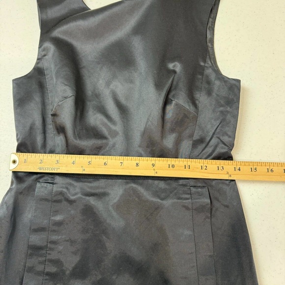 Marc by Marc Jacobs Sheath Dress Size 4 Black Silky Classic Sleeveless Cocktail - Picture 13 of 16